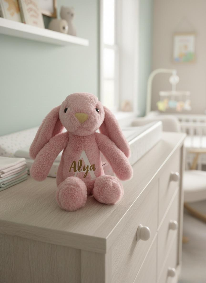 Kişiselleştirilebilir Peluş Tavşan