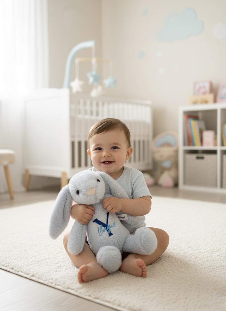 Kişiselleştirilebilir Peluş Tavşan