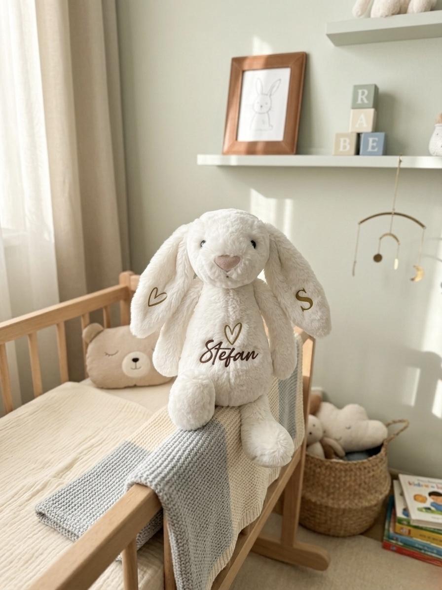 Kişiselleştirilebilir Peluş Tavşan