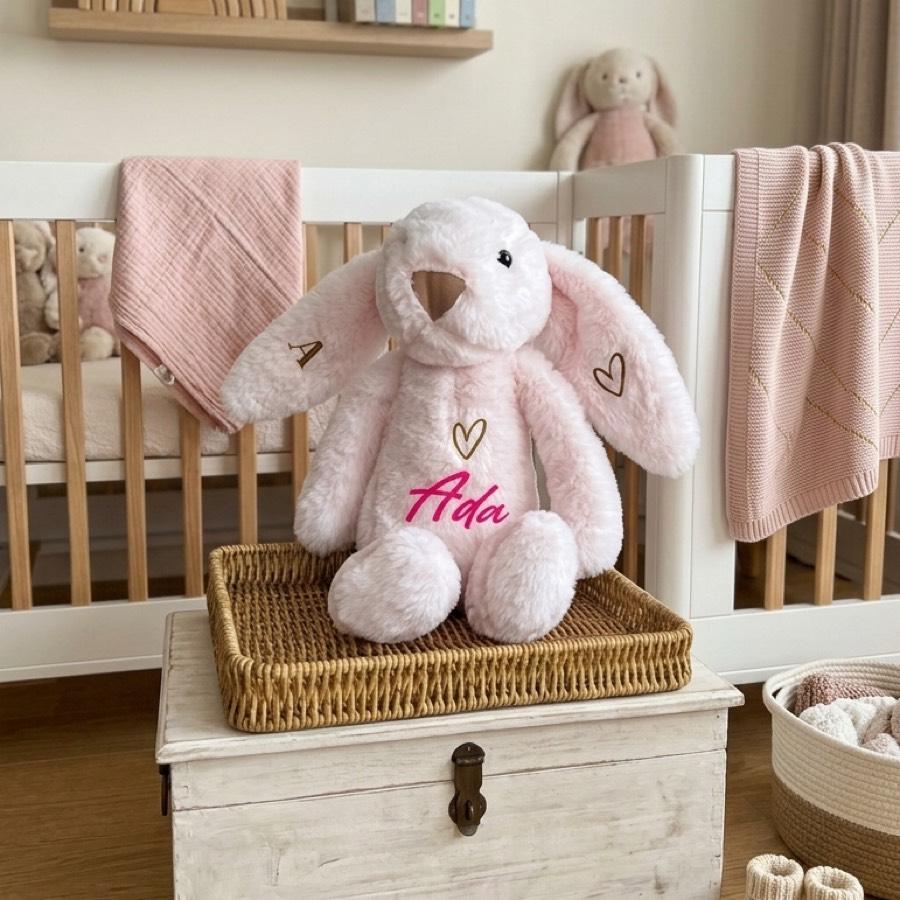 Kişiselleştirilebilir Peluş Tavşan