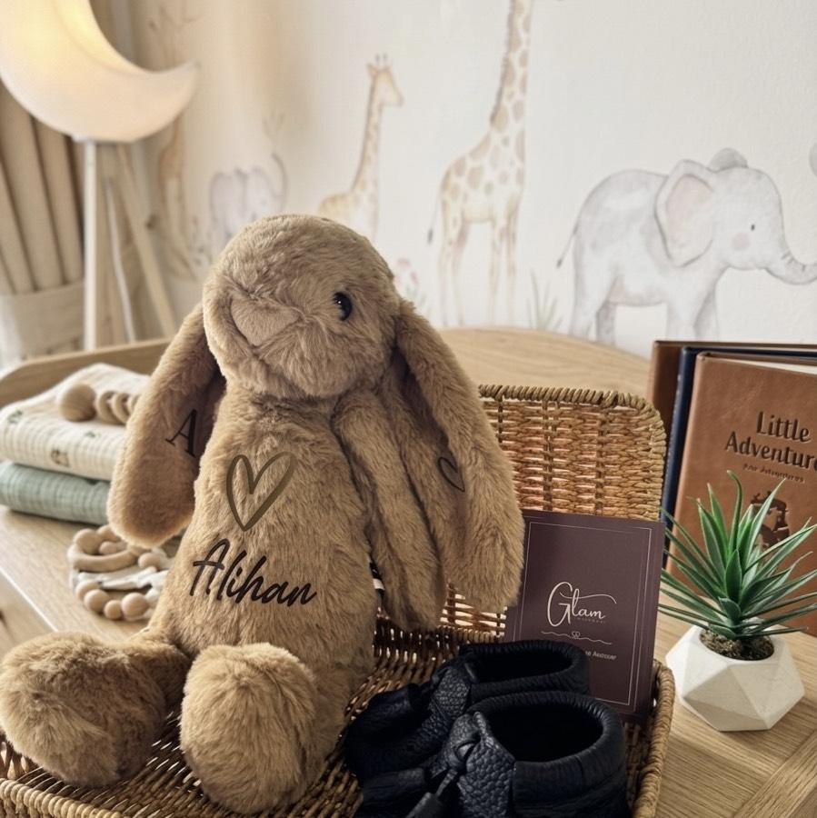 Kişiselleştirilebilir Peluş Tavşan